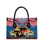Personalised Knights Rugby ANZAC Day Leather Bag Last Post Poppy We Will Remember Them