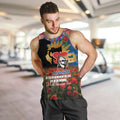 Personalised Knights Rugby ANZAC Day Men Tank Top Last Post Poppy We Will Remember Them