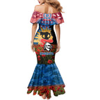 Personalised Knights Rugby ANZAC Day Mermaid Dress Last Post Poppy We Will Remember Them