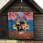 Personalised Knights Rugby ANZAC Day Quilt Last Post Poppy We Will Remember Them