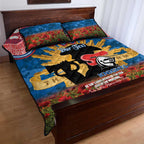 Personalised Knights Rugby ANZAC Day Quilt Bed Set Last Post Poppy We Will Remember Them
