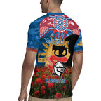 Personalised Knights Rugby ANZAC Day Rugby Jersey Last Post Poppy We Will Remember Them