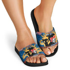 Personalised Knights Rugby ANZAC Day Slide Sandals Last Post Poppy We Will Remember Them