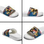 Personalised Knights Rugby ANZAC Day Slide Sandals Last Post Poppy We Will Remember Them