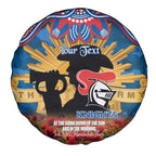 Personalised Knights Rugby ANZAC Day Spare Tire Cover Last Post Poppy We Will Remember Them