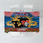 Personalised Knights Rugby ANZAC Day Tablecloth Last Post Poppy We Will Remember Them