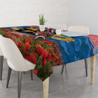 Personalised Knights Rugby ANZAC Day Tablecloth Last Post Poppy We Will Remember Them
