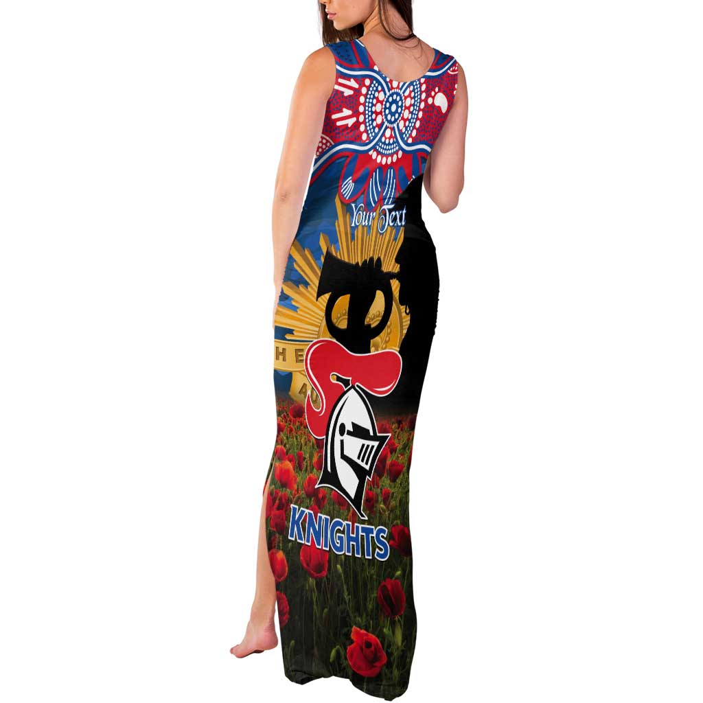 Personalised Knights Rugby ANZAC Day Tank Maxi Dress Last Post Poppy We Will Remember Them