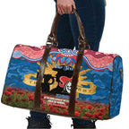 Personalised Knights Rugby ANZAC Day Travel Bag Last Post Poppy We Will Remember Them