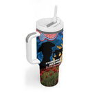 Personalised Knights Rugby ANZAC Day Tumbler With Handle Last Post Poppy We Will Remember Them
