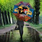 Personalised Knights Rugby ANZAC Day Umbrella Last Post Poppy We Will Remember Them