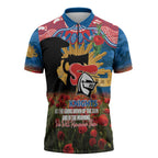 Personalised Knights Rugby ANZAC Day Zipper Polo Shirt Last Post Poppy We Will Remember Them