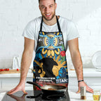 Personalised Titans Rugby ANZAC Day Apron Last Post Poppy We Will Remember Them