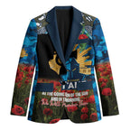 Personalised Titans Rugby ANZAC Day Blazer Last Post Poppy We Will Remember Them