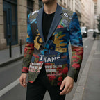 Personalised Titans Rugby ANZAC Day Blazer Last Post Poppy We Will Remember Them