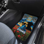 Personalised Titans Rugby ANZAC Day Car Mats Last Post Poppy We Will Remember Them