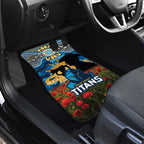 Personalised Titans Rugby ANZAC Day Car Mats Last Post Poppy We Will Remember Them