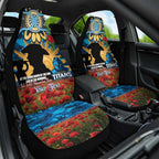 Personalised Titans Rugby ANZAC Day Car Seat Cover Last Post Poppy We Will Remember Them