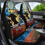 Personalised Titans Rugby ANZAC Day Car Seat Cover Last Post Poppy We Will Remember Them