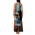 Personalised Titans Rugby ANZAC Day Family Matching Tank Maxi Dress and Hawaiian Shirt Last Post Poppy We Will Remember Them