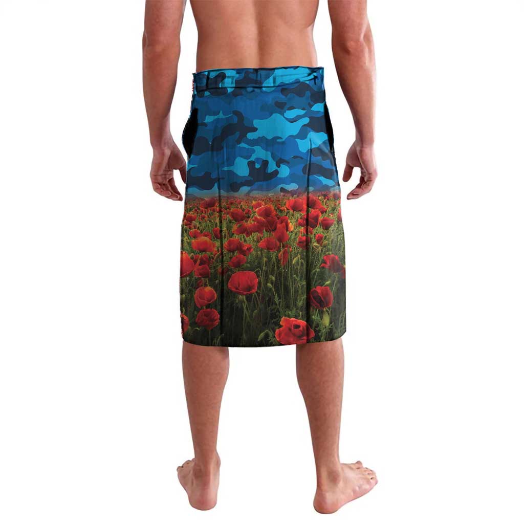 Personalised Titans Rugby ANZAC Day Lavalava Last Post Poppy We Will Remember Them