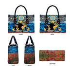 Personalised Titans Rugby ANZAC Day Leather Bag Last Post Poppy We Will Remember Them