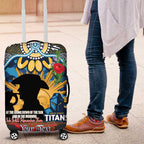 Personalised Titans Rugby ANZAC Day Luggage Cover Last Post Poppy We Will Remember Them