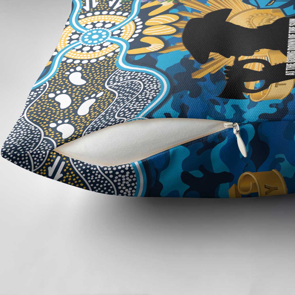 Personalised Titans Rugby ANZAC Day Pillow Cover Last Post Poppy We Will Remember Them