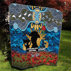 Personalised Titans Rugby ANZAC Day Quilt Last Post Poppy We Will Remember Them