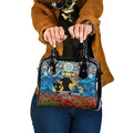Personalised Titans Rugby ANZAC Day Shoulder Handbag Last Post Poppy We Will Remember Them