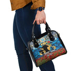 Personalised Titans Rugby ANZAC Day Shoulder Handbag Last Post Poppy We Will Remember Them