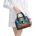 Personalised Titans Rugby ANZAC Day Shoulder Handbag Last Post Poppy We Will Remember Them