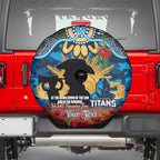Personalised Titans Rugby ANZAC Day Spare Tire Cover Last Post Poppy We Will Remember Them