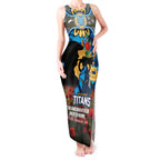 Personalised Titans Rugby ANZAC Day Tank Maxi Dress Last Post Poppy We Will Remember Them