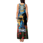 Personalised Titans Rugby ANZAC Day Tank Maxi Dress Last Post Poppy We Will Remember Them