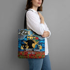 Personalised Titans Rugby ANZAC Day Tote Bag Last Post Poppy We Will Remember Them