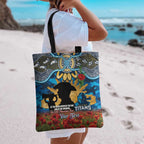 Personalised Titans Rugby ANZAC Day Tote Bag Last Post Poppy We Will Remember Them
