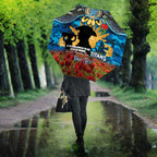 Personalised Titans Rugby ANZAC Day Umbrella Last Post Poppy We Will Remember Them