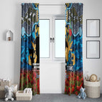 Personalised Titans Rugby ANZAC Day Window Curtain Last Post Poppy We Will Remember Them