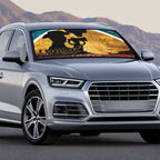 Wallabies ANZAC Day Auto Sun Shade Last Post Poppy Lest We Forget