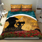 Wallabies ANZAC Day Bedding Set Last Post Poppy Lest We Forget