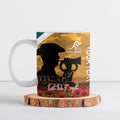 Personalised Wallabies ANZAC Day Ceramic Mug Last Post Poppy Lest We Forget