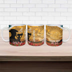 Personalised Wallabies ANZAC Day Ceramic Mug Last Post Poppy Lest We Forget