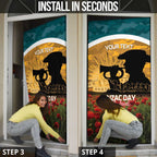 Personalised Wallabies ANZAC Day Door Cover Last Post Poppy Lest We Forget