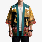 Personalised Wallabies ANZAC Day Kimono Last Post Poppy Lest We Forget