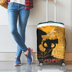 Wallabies ANZAC Day Luggage Cover Last Post Poppy Lest We Forget