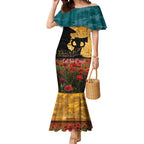 Personalised Wallabies ANZAC Day Mermaid Dress Last Post Poppy Lest We Forget