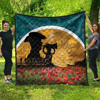 Wallabies ANZAC Day Quilt Last Post Poppy Lest We Forget