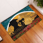 Wallabies ANZAC Day Rubber Doormat Last Post Poppy Lest We Forget