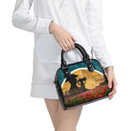 Wallabies ANZAC Day Shoulder Handbag Last Post Poppy Lest We Forget